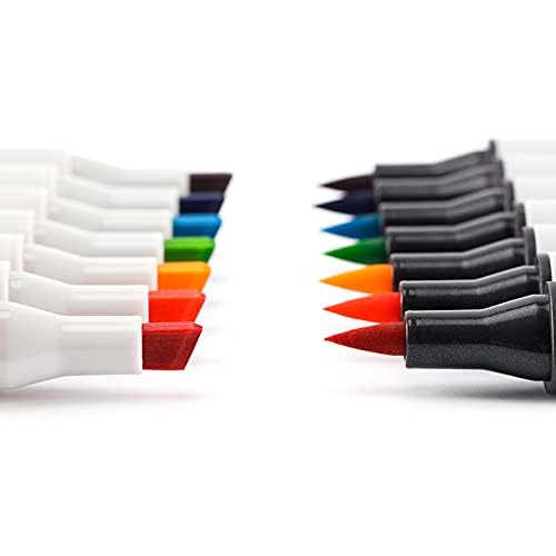 48 Alcohol Based Brush & Chisel Dual Tip Art Markers Cutello 48-alcohol-based-brush-chisel-dual-tip-art-marker 2