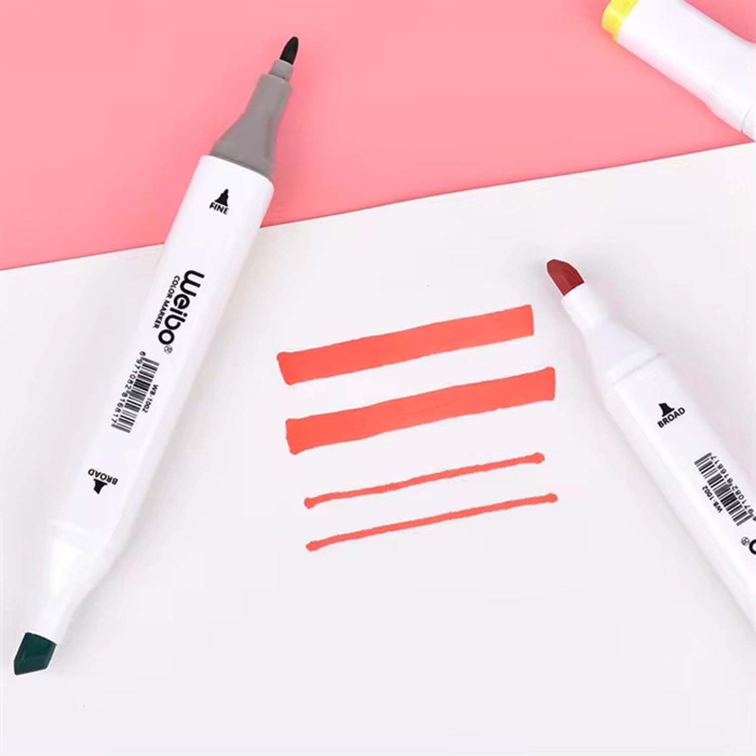 12 Alcohol Based Brush & Chisel Dual Tip Art Markers Cutello 12-alcohol-based-brush-chisel-dual-tip-art-marker 4