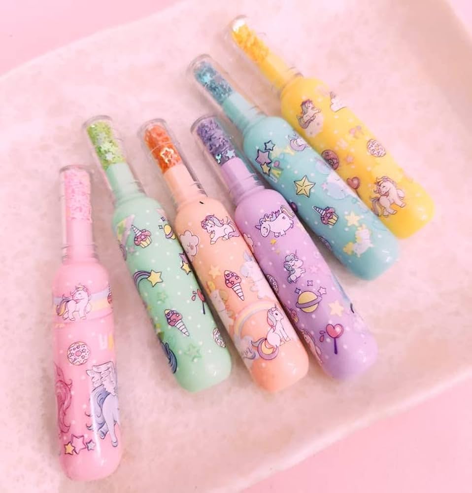 Unicorn Bottle Highlighter 6pcs Cutello unicorn-bottle-highlighter-6pcs 1