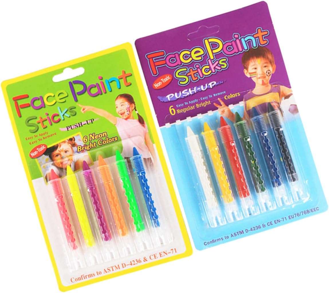 Neon Face Paint 6Pcs Cutello neon-face-paint-6pcs 1