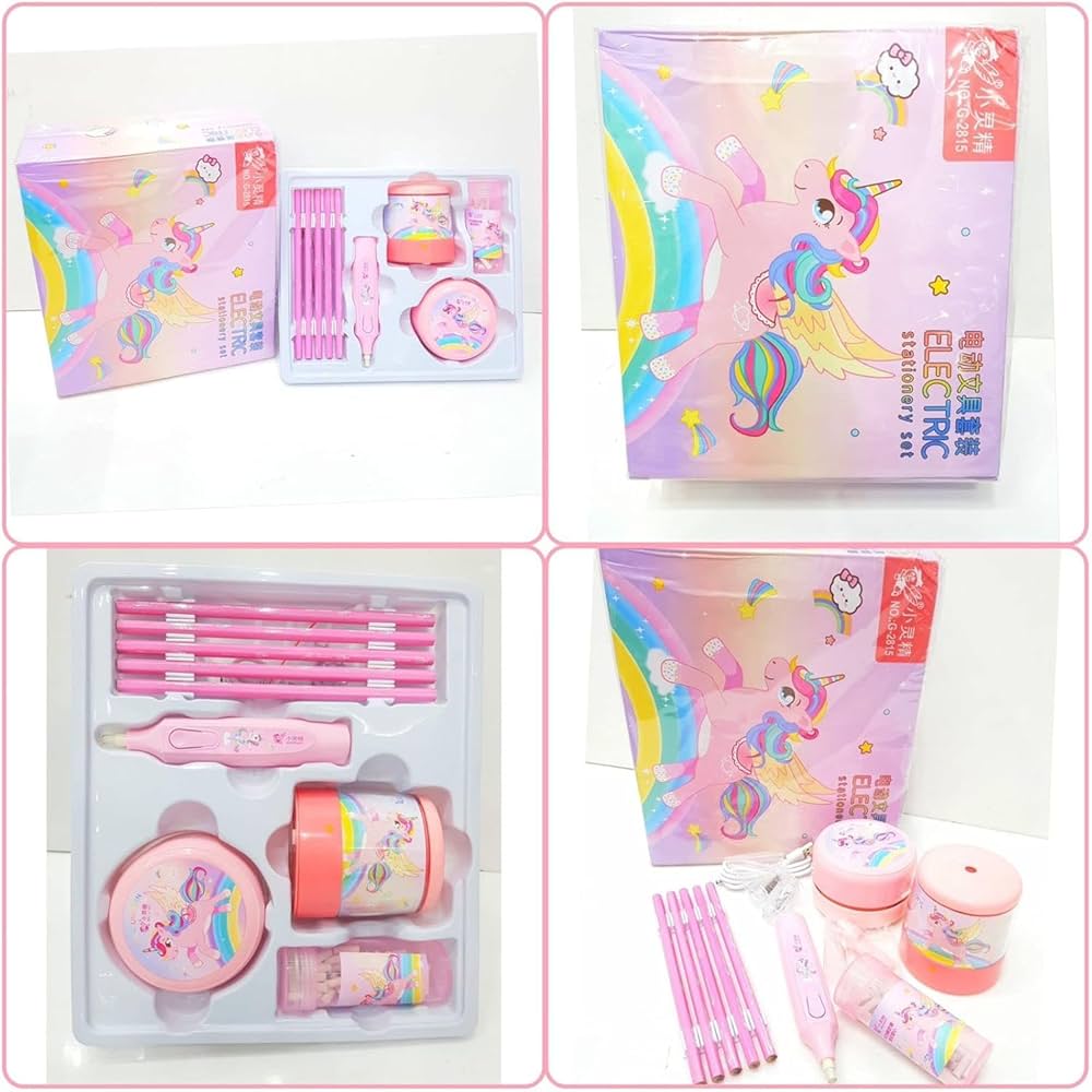 Unicorn Electric Stationery Set Cutello electric-stationery-set 3