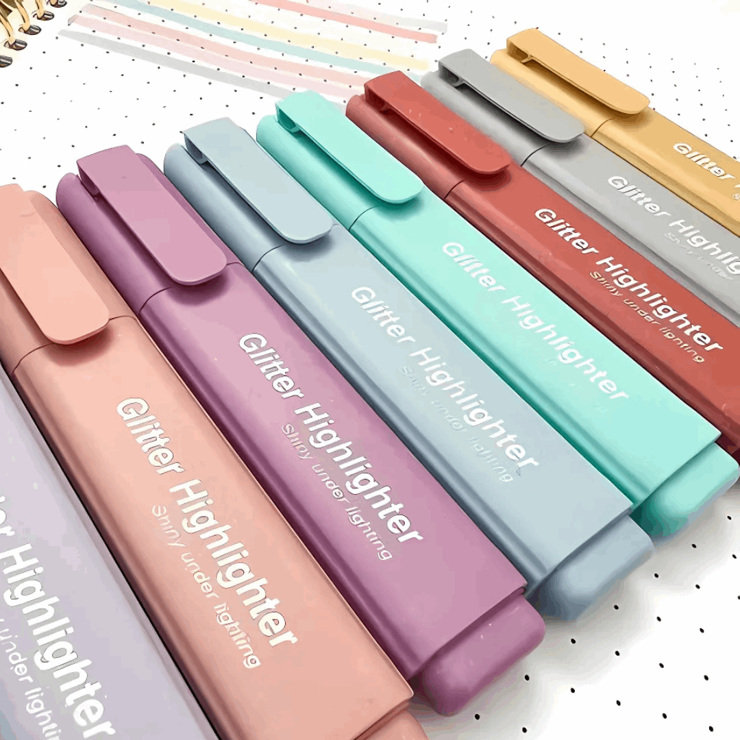 Glitter Highlighter 6 pcs Cutello glitter-highlighter-6pcs 1