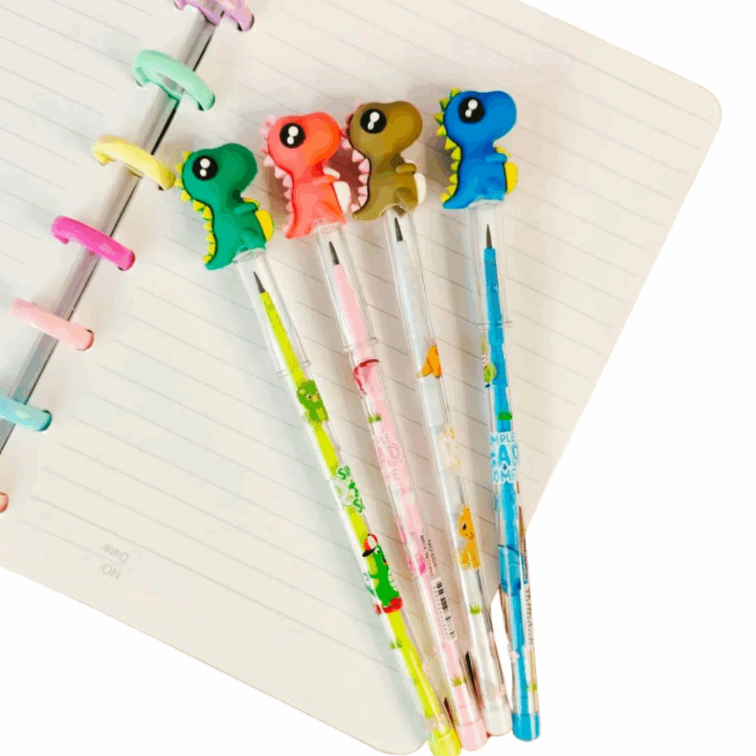 Dino Pencils - 4Pcs Cutello dino-pencils-4pcs 1