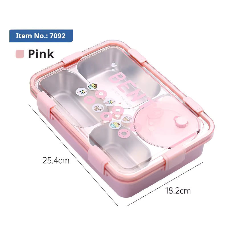 4 Compartment Bento Lunchbox Cutello 4-compartment-bento-lunchbox 7