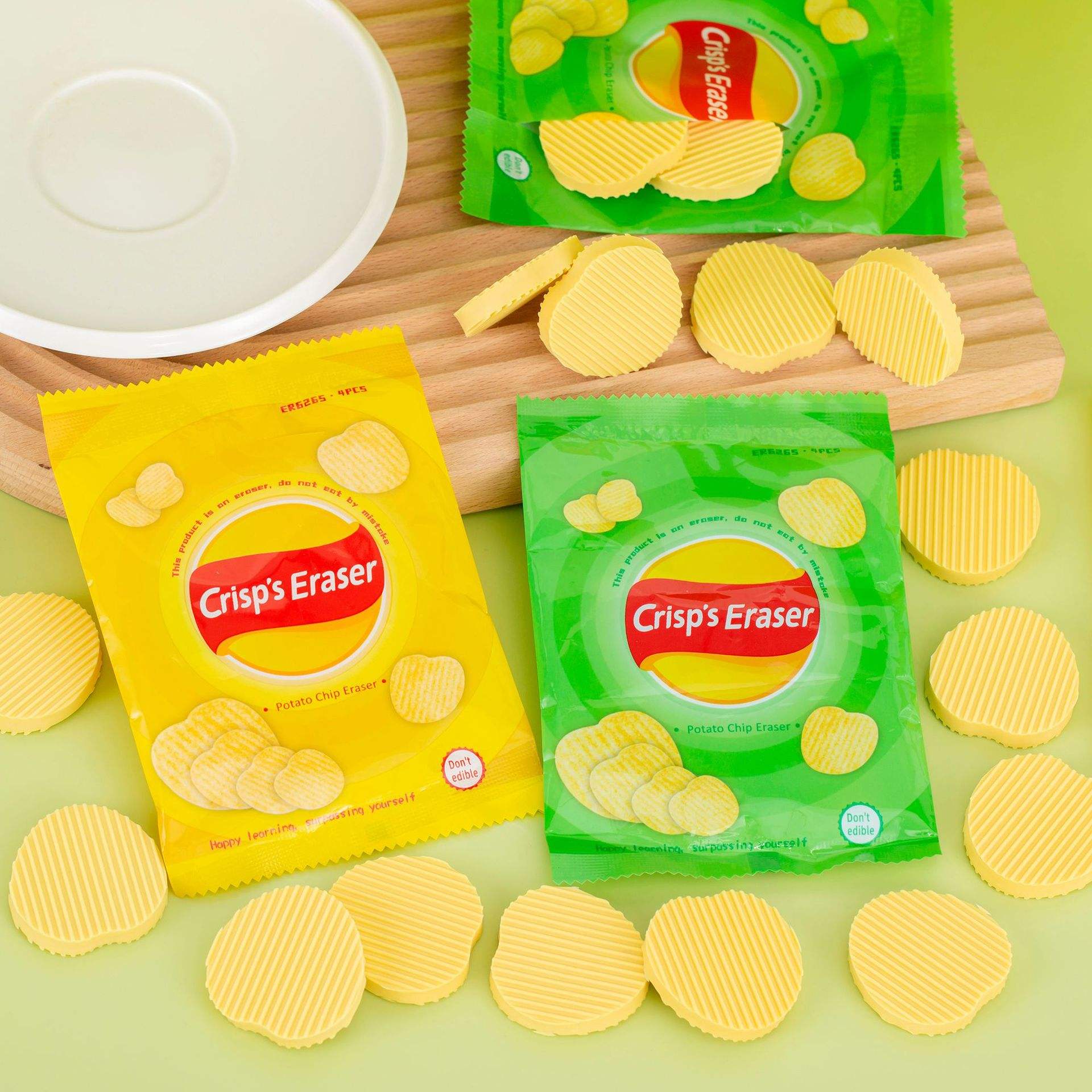 Chips Eraser - Set Of 2 Cutello chips-eraser-set 3