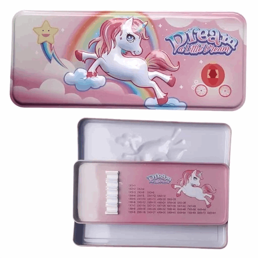 Unicorn Metal Pencil Box Cutello unicorn-metal-pencil-box 3