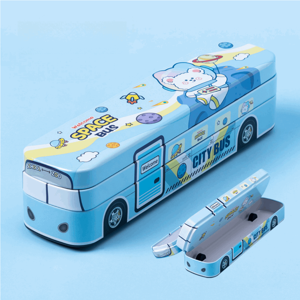 Bus Metal Pencil Box Cutello bus-metal-pencil-box 2