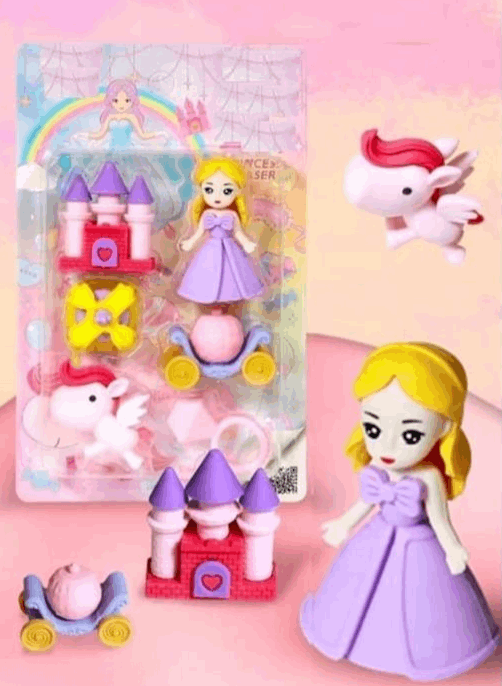 Princess Eraser Set Cutello princess-eraser-set 1