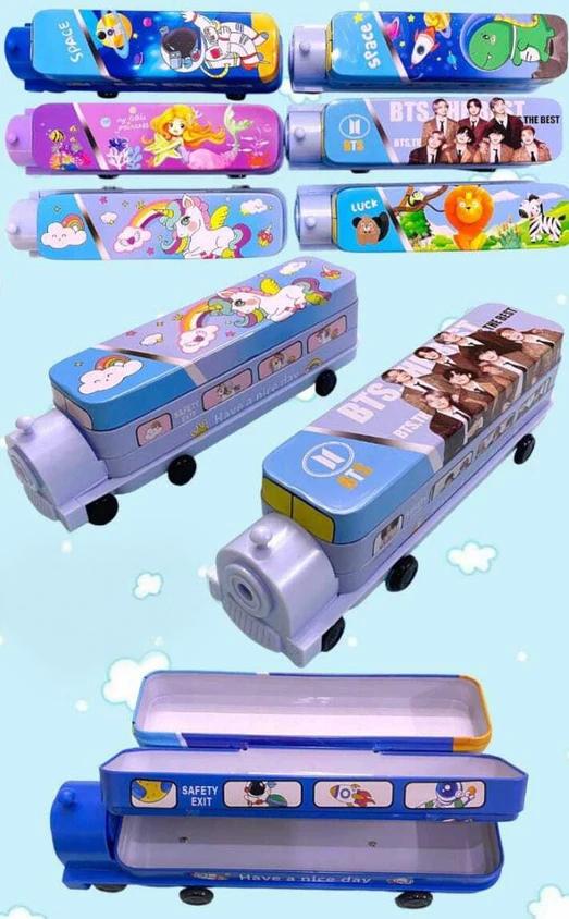 Train-shaped Metal Pencil Boxes Cutello train-shaped-metal-pencil-boxes 1