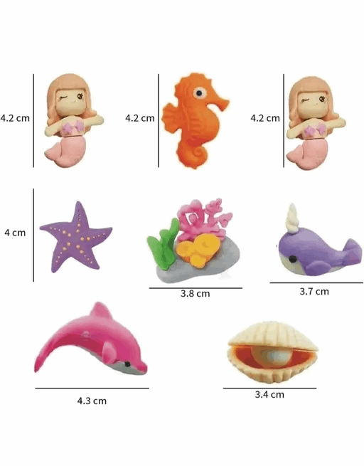 Mermaid Magic Eraser Set Cutello mermaid-magic-eraser-set 3