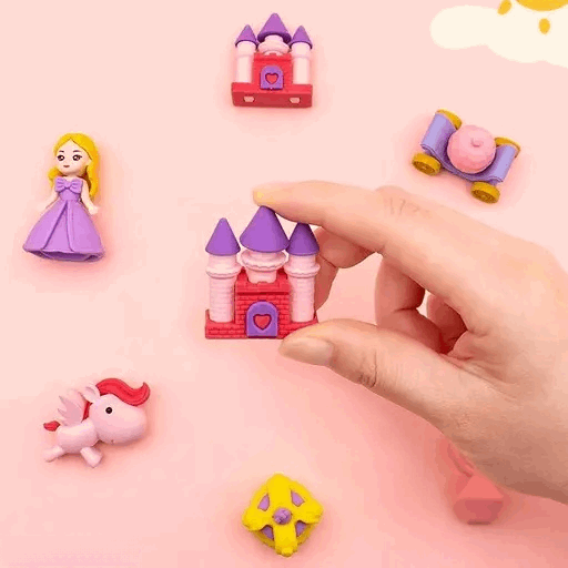 Princess Eraser Set Cutello princess-eraser-set 2