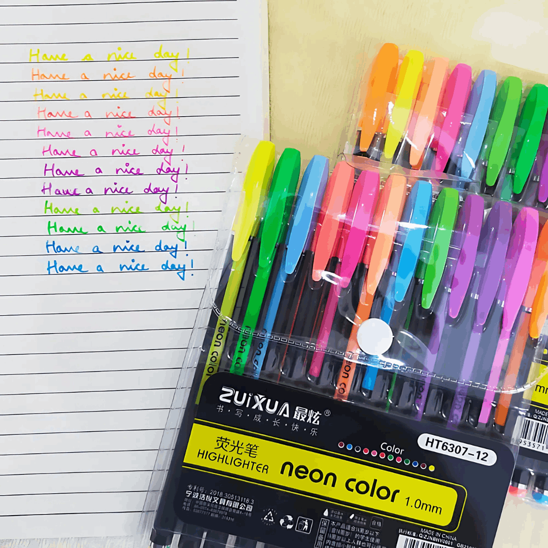 12 Shade Neon Pen Cutello 12-shade-neon-pen 1