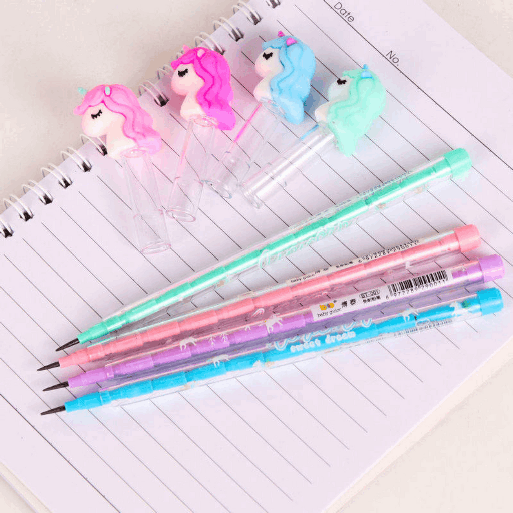 Unicorn Pencil - 4Pcs Cutello unicorn-pencil-4pcs 2