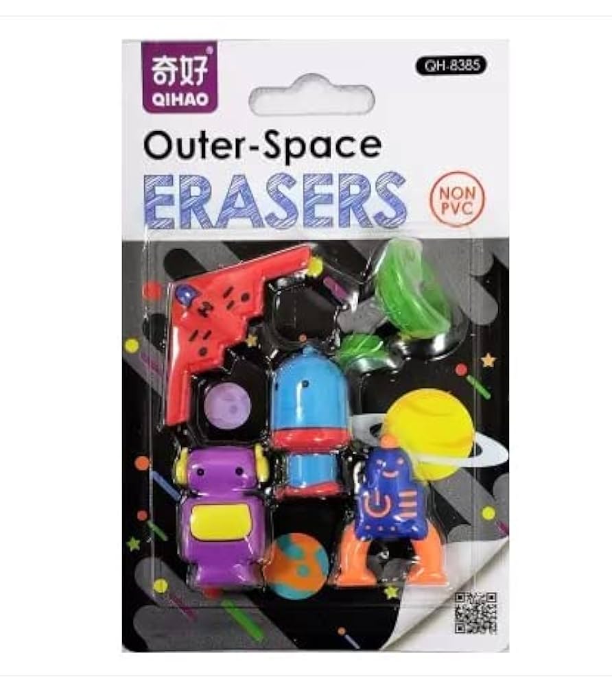 Space Small Eraser Set Cutello space-small-eraser-set 6
