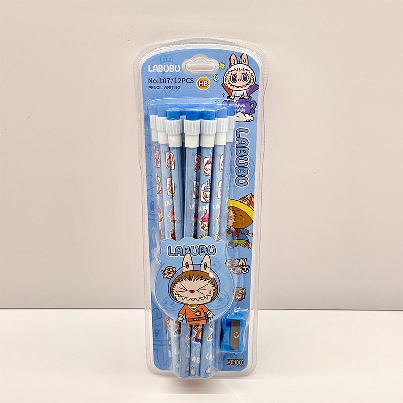 Cartoon Labubu Pencil-12 Pcs Cutello cartoon-labubu-pencil-12-pcs 3