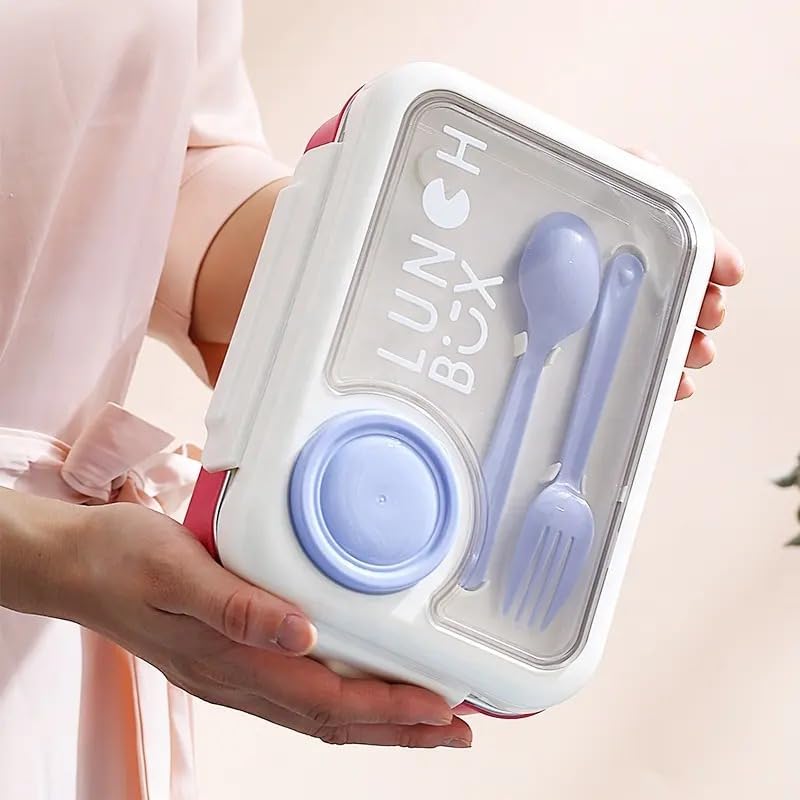 Bento Lunch Box with Cutlery - Image 3