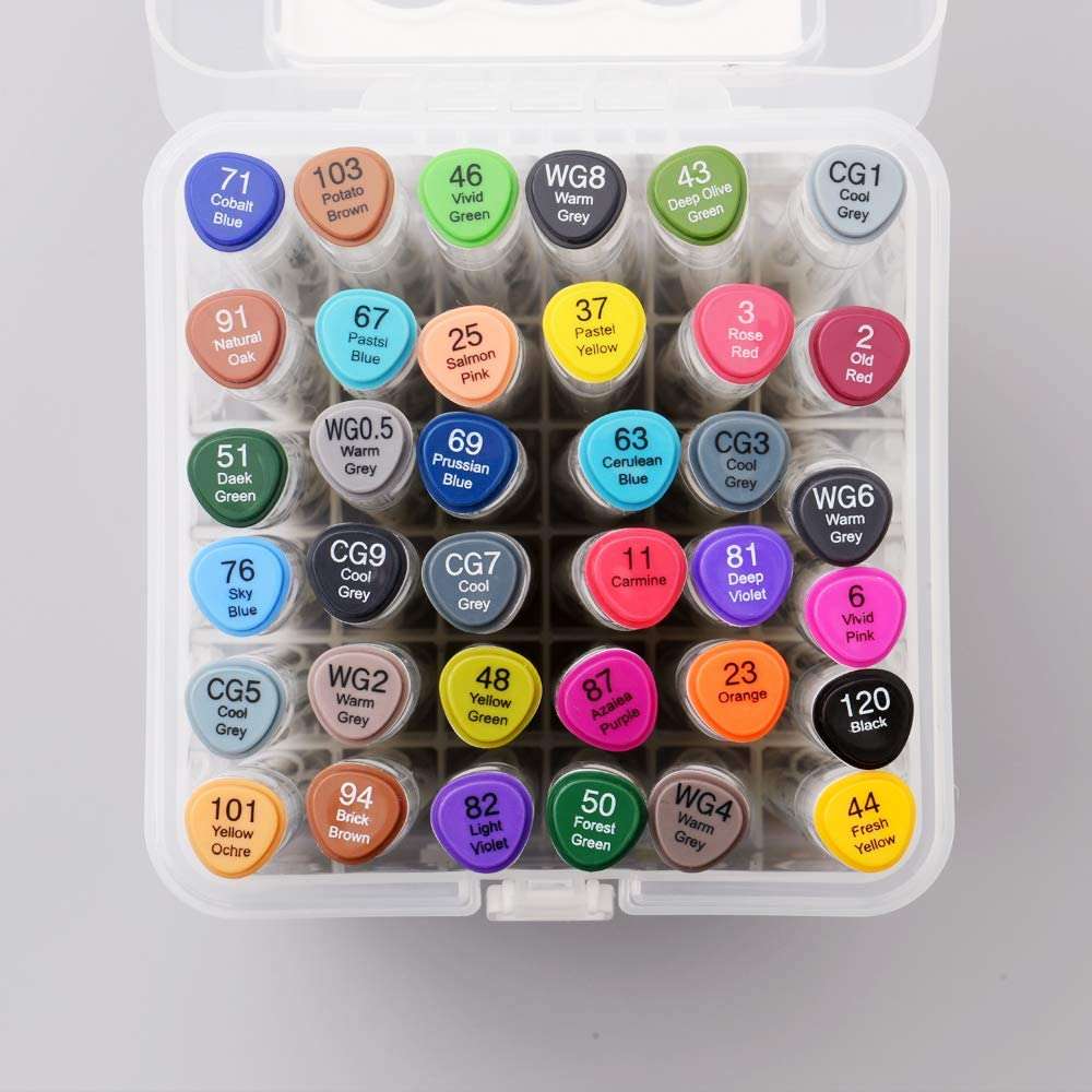 36 Alcohol Based Brush & Chisel Dual Tip Art Markers Cutello 36-alcohol-based-brush-chisel-dual-tip-art-marker 6