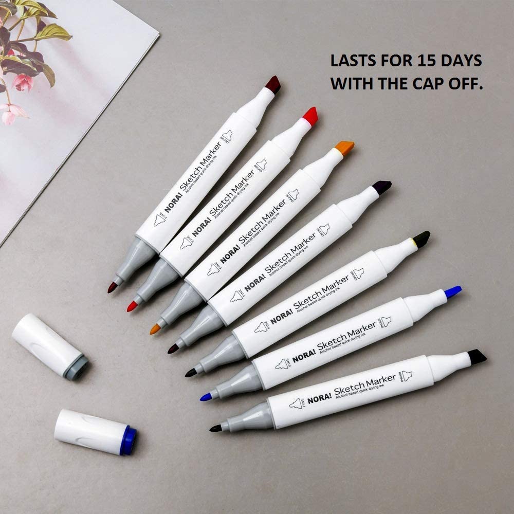 36 Alcohol Based Brush & Chisel Dual Tip Art Markers Cutello 36-alcohol-based-brush-chisel-dual-tip-art-marker 4