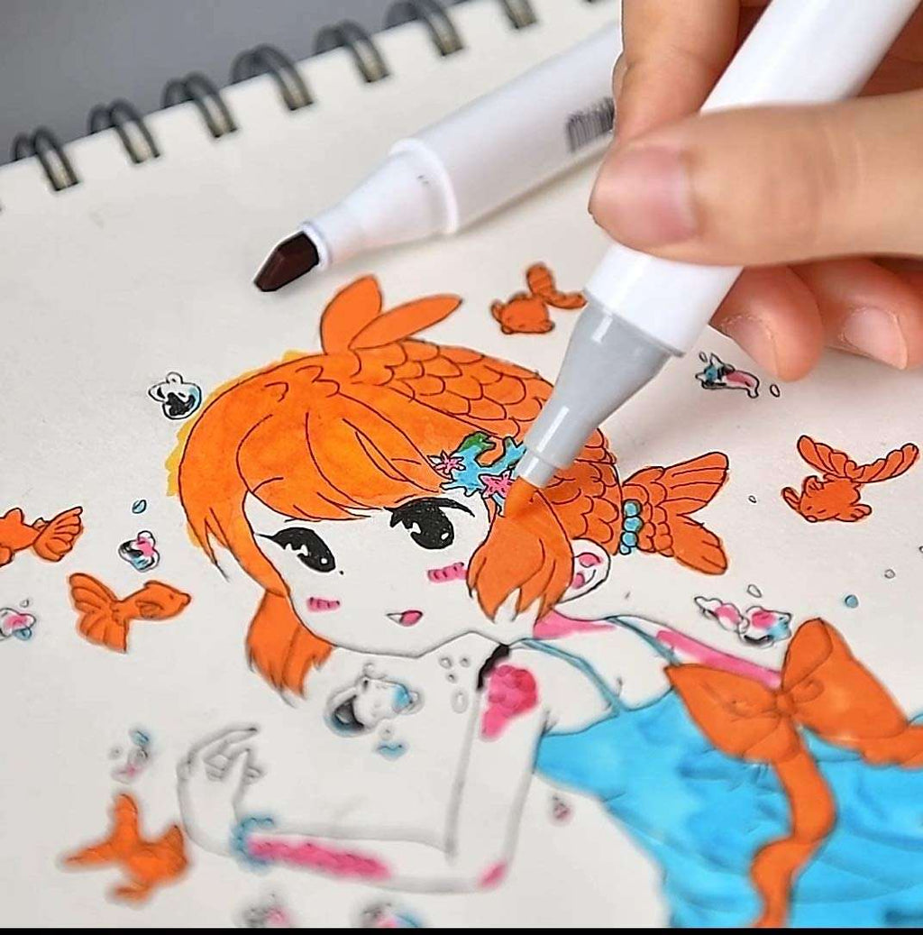 36 Alcohol Based Brush & Chisel Dual Tip Art Markers Cutello 36-alcohol-based-brush-chisel-dual-tip-art-marker 2