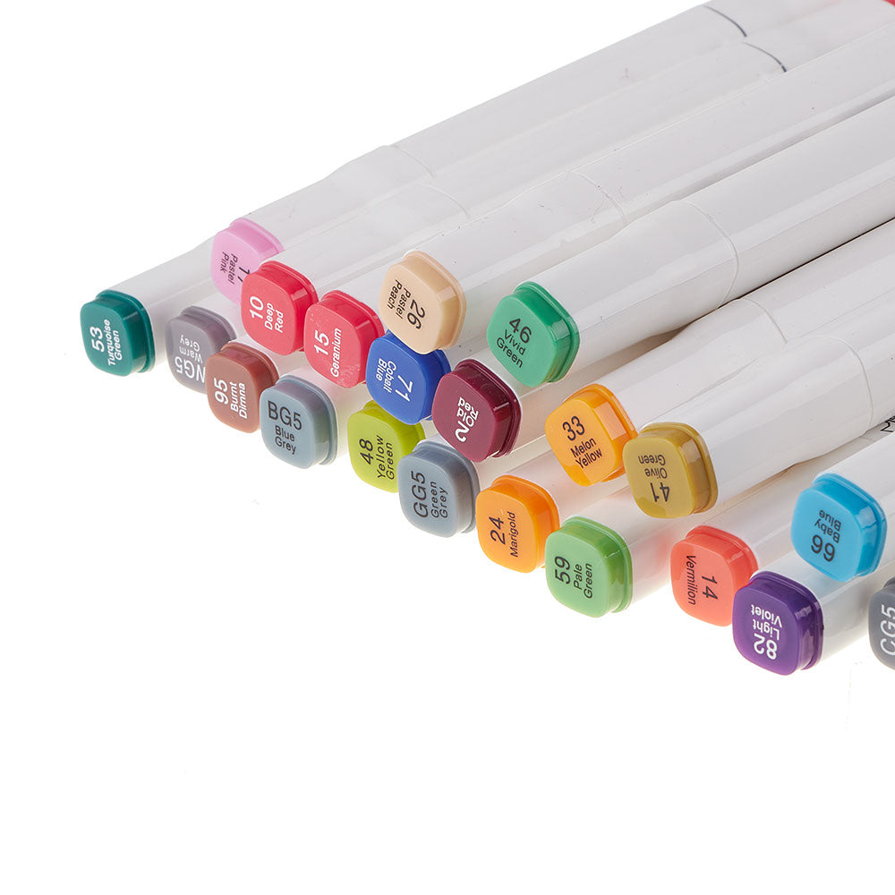 24 Alcohol Based Brush & Chisel Dual Tip Art Markers Cutello 24-alcohol-based-brush-chisel-dual-tip-art-marker 4