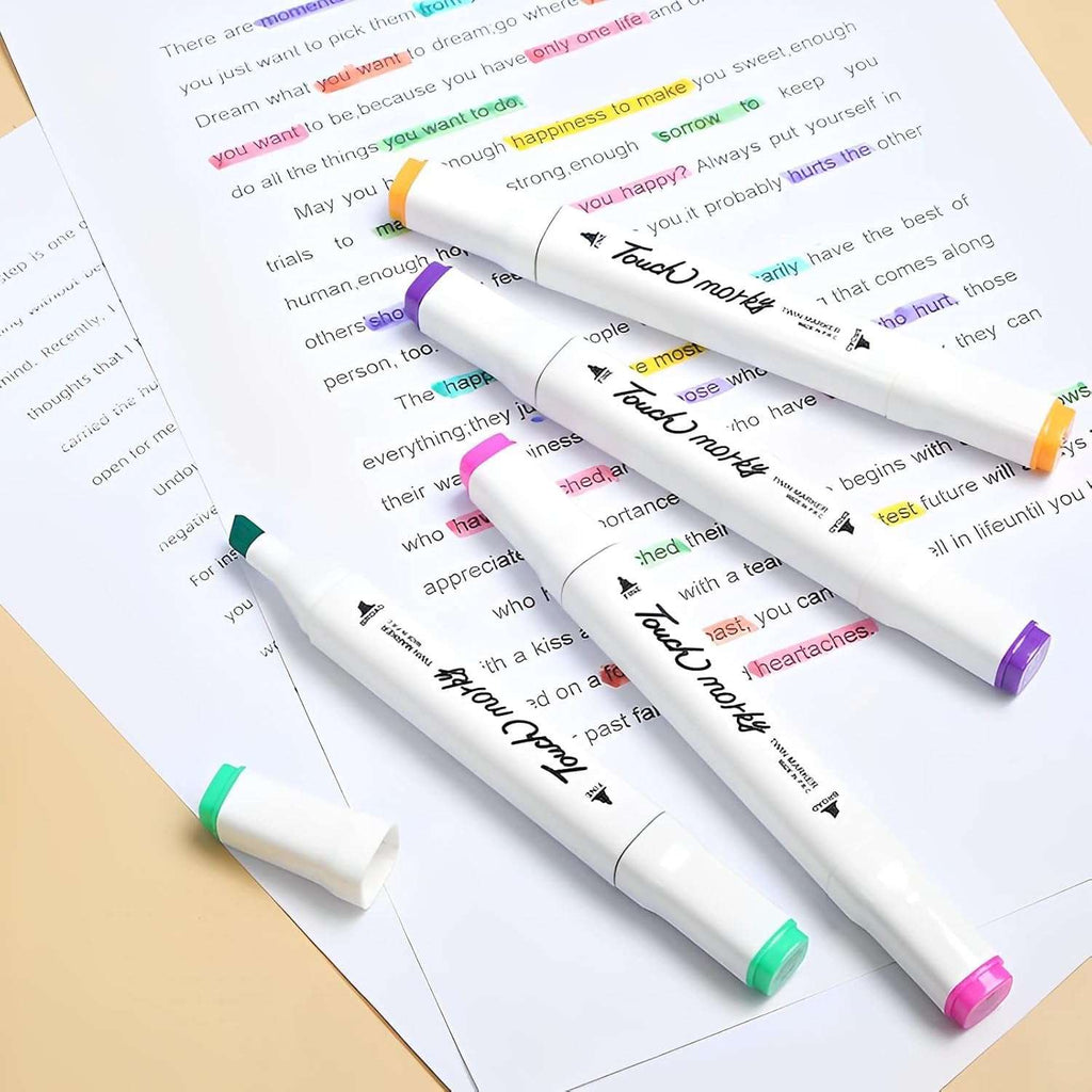 12 Alcohol Based Brush & Chisel Dual Tip Art Markers Cutello 12-alcohol-based-brush-chisel-dual-tip-art-marker 5