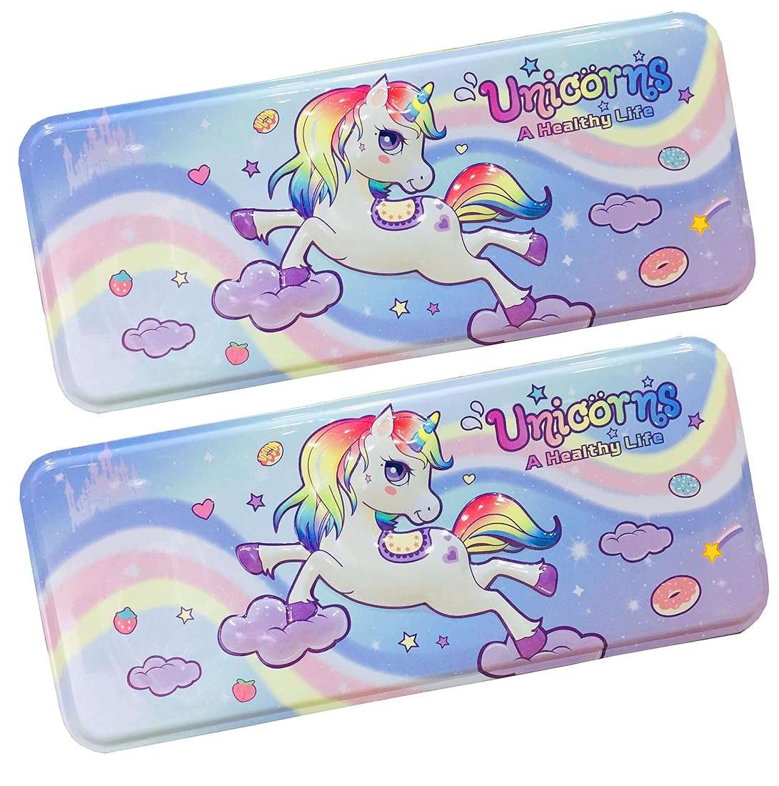 Unicorn Metal Pencil Box Cutello unicorn-metal-pencil-box 2