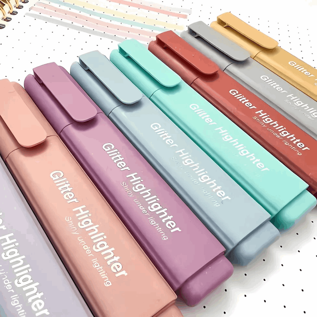 Glitter Highlighter 6 pcs Cutello glitter-highlighter-6pcs 1