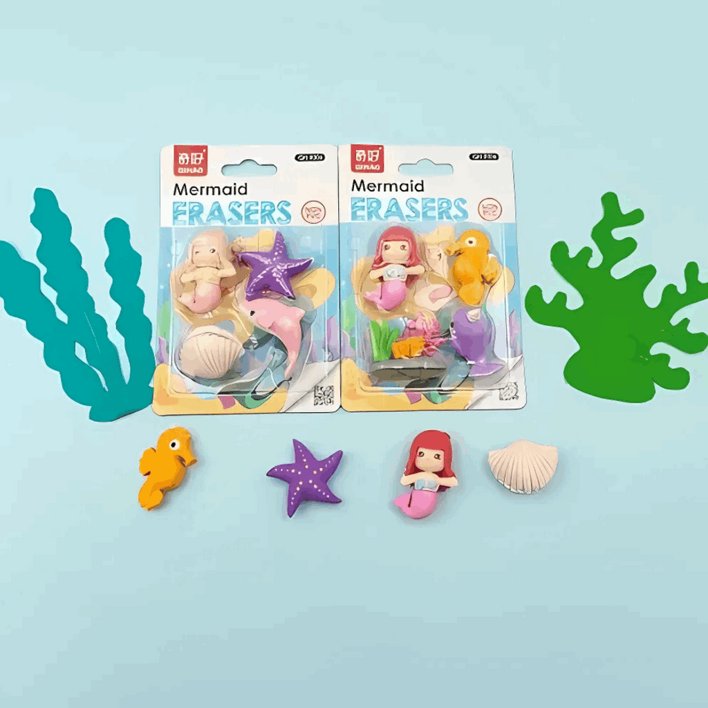 Mermaid Magic Eraser Set Cutello mermaid-magic-eraser-set 2