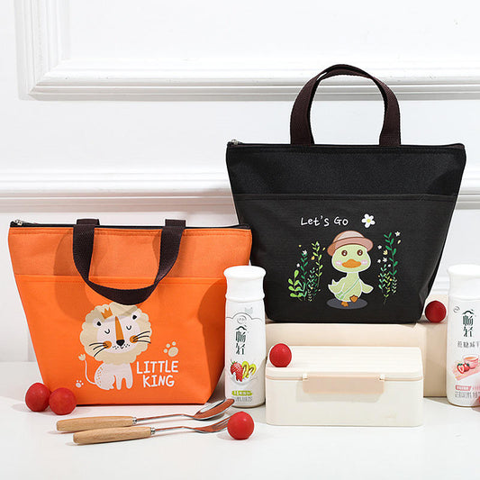 Office Tote Lunch Bag Cutello teddy-lunch-bag-with-cartoon-print 2