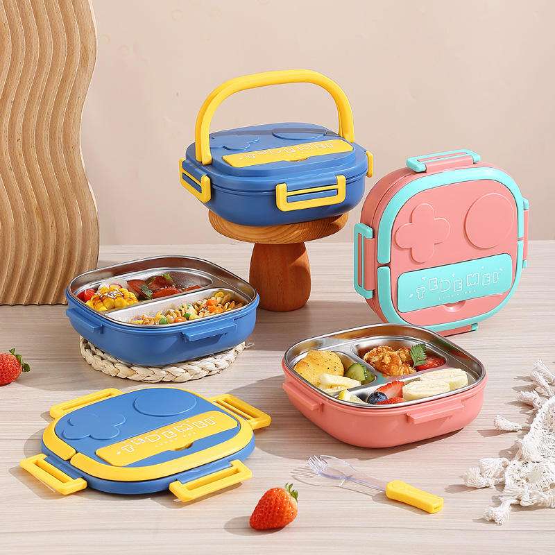 Teddy 2 & 3 Compartment Lunchbox Cutello teddy-2-3-compartment-lunchbox 1