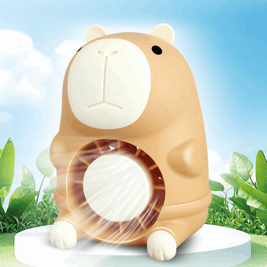 Capybara Lamp + Fan Cutello capybara-lamp-fan 1