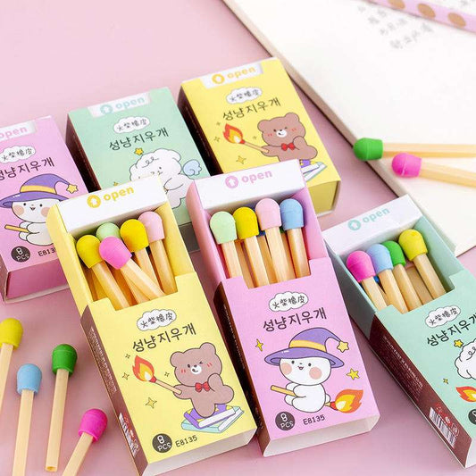 Matchsticks Eraser - Set Of 2 Cutello matchstick-eraser-set 1