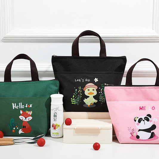 Office Tote Lunch Bag Cutello teddy-lunch-bag-with-cartoon-print 1