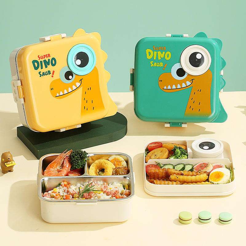 Dino Bento Lunch Box Cutello dino-transparent-lunch-box 1