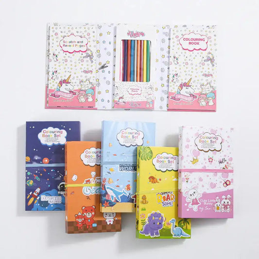 Drawing & Scratch Book Set Cutello drawing-scratch-book-set 1