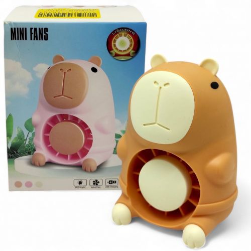 Capybara Lamp + Fan Cutello capybara-lamp-fan 2