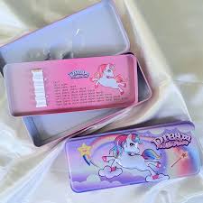 Unicorn Metal Pencil Box Cutello unicorn-metal-pencil-box 1