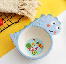 Eco Friendly Bamboo Dinosaur Bowl Cutello eco-friendly-bamboo-dinosaur-bowl 1