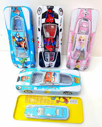 Car-shaped Metal Pencil Box Cutello car-shaped-metal-pencil-box 1