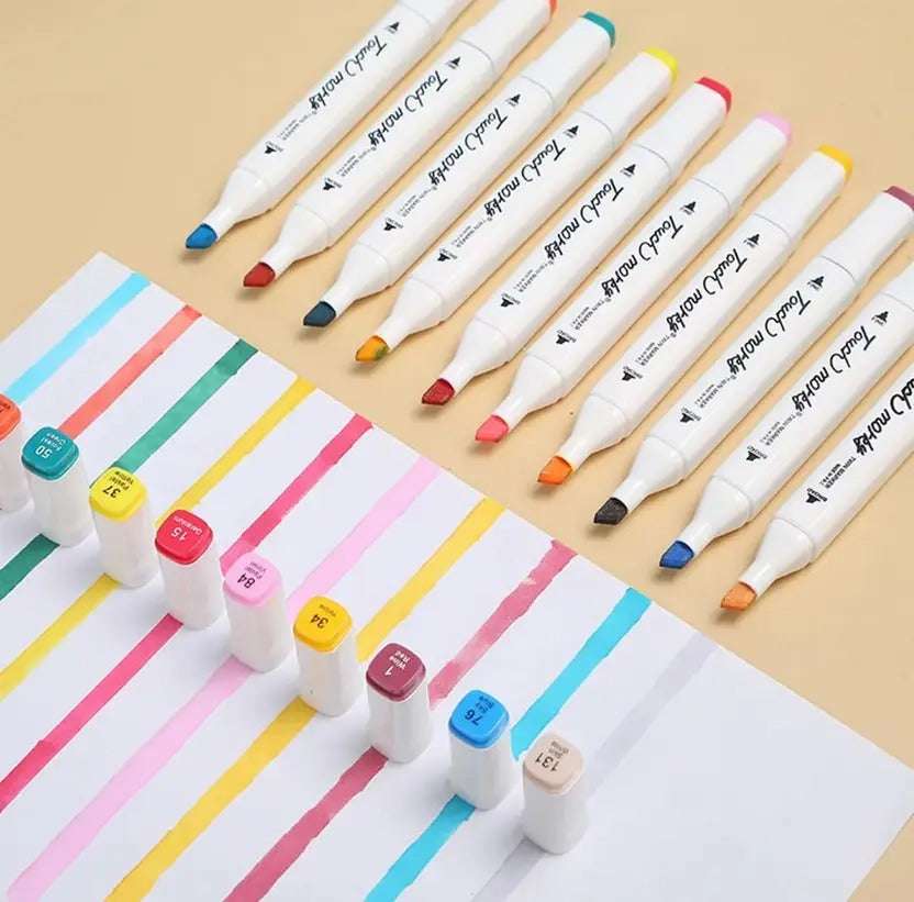 18 Alcohol Based Brush & Chisel Dual Tip Art Markers Cutello 18-alcohol-based-brush-chisel-dual-tip-art-marker 3