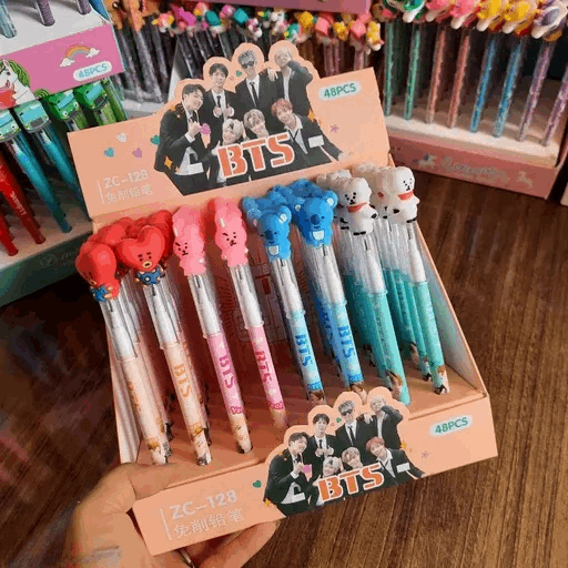 Toys BTS Pencil - 4Pcs Cutello toys-bts-pencil-4pcs 1