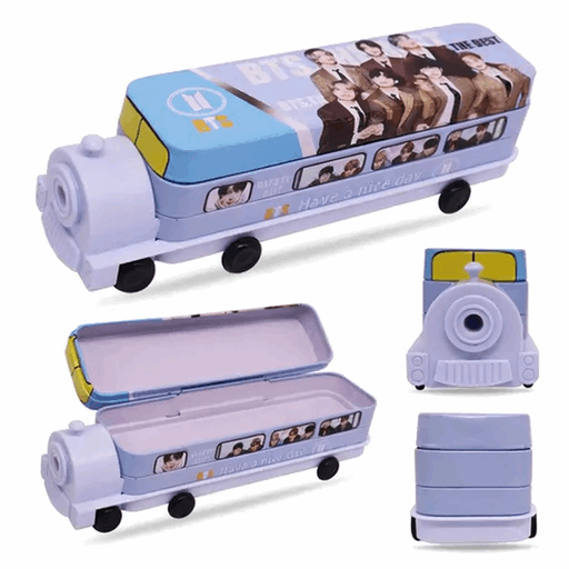 Train-shaped Metal Pencil Boxes Cutello train-shaped-metal-pencil-boxes 2