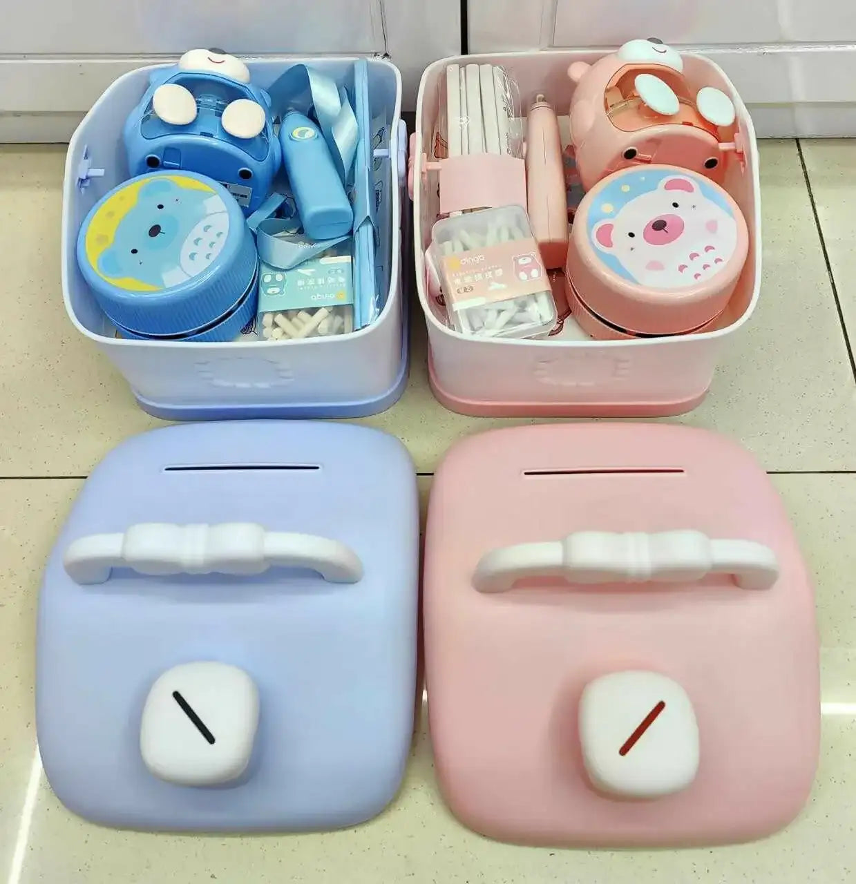 Piggy Bank + Electric Stationery Set Cutello piggy-bank-electric-stationery-set 2